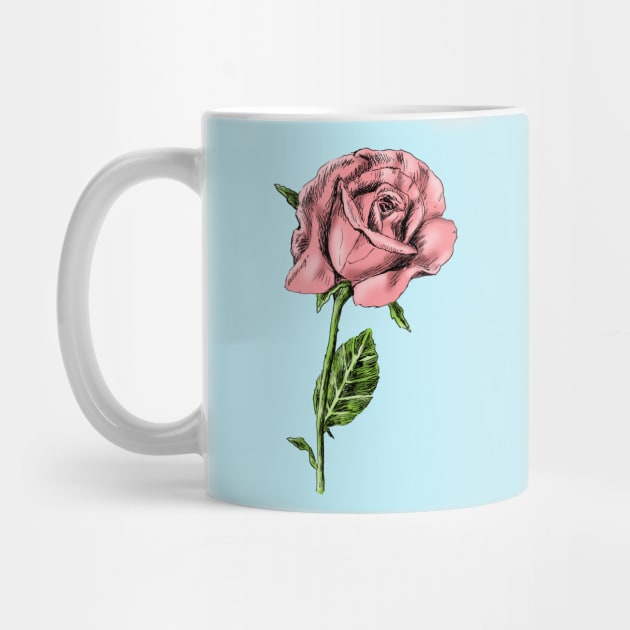 Rose Print by rachelsfinelines